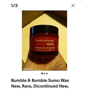 Bumble and bumble Sumo Wax in Bold Red